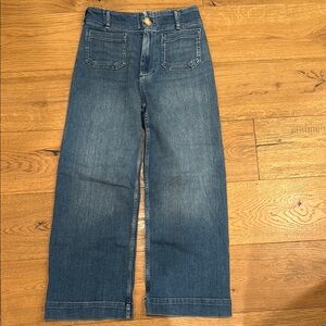 Maeve Colette Cropped Anthropologie Jeans